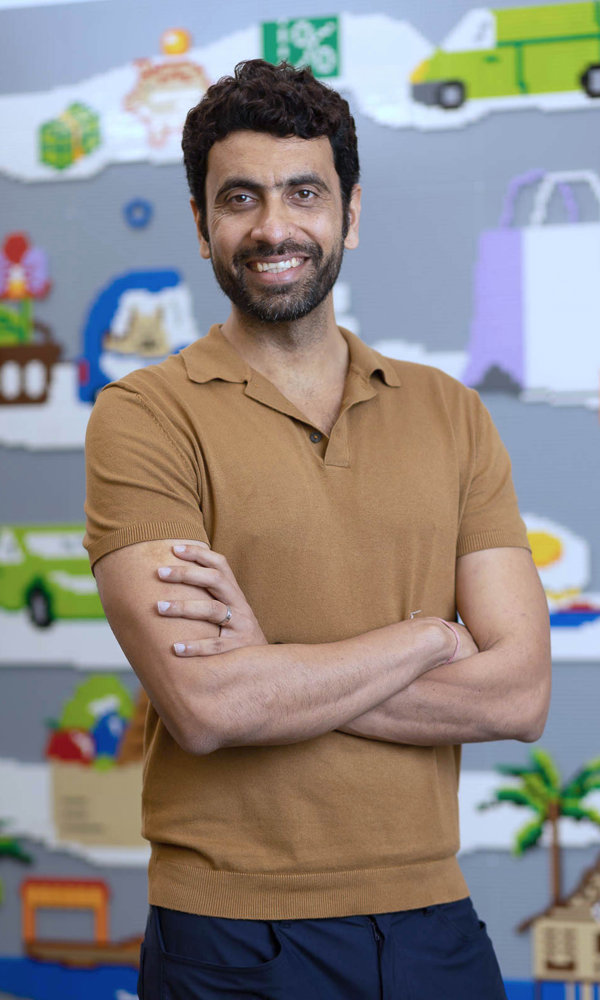 a man with his arms crossed