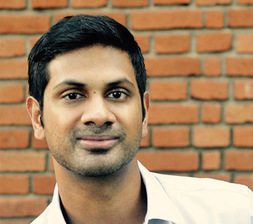 a man in a white shirt