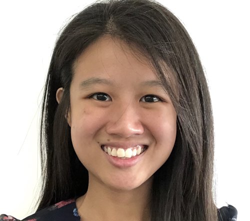 a woman smiling at the camera