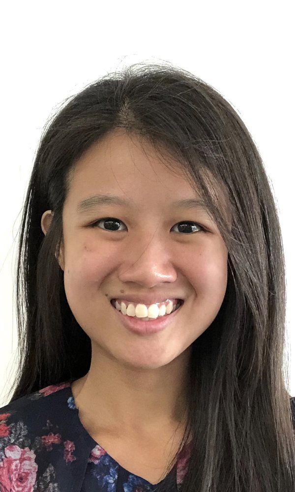 a woman smiling at the camera
